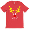 reindeer face novelty christmas T-Shirt