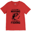 If I've Gone Missing Fishing V-Neck Tee