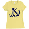 double anchor Ladies Fitted T-Shirt