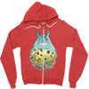 totoro forest Zipper Hoodie