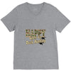 happy when duck hunting V-Neck Tee