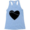 black heart Racerback Tank