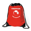 piscine t shirt personnalis&eacute; votre nom 8 ball arnaqueur Drawstring Bags