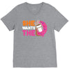 She Wants The D Dunkin Donuts V-Neck Tee