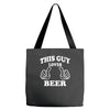 This Guy Loves Beer Tote Bags
