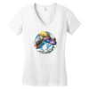 in the midst of war Women's V-Neck T-Shirt