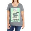 2 stroke aftershave, ideal birthday gift present. Ladies Curvy T-Shirt