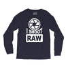 i shoot raw photography camera photograph Long Sleeve Shirts