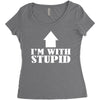 stupid Women's Triblend Scoop T-shirt