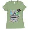 bad news bear Ladies Fitted T-Shirt