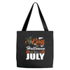 Halloween Kings Are Born In July Tote Bags