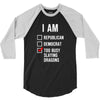 republican, democrat, busy slaying dragons fantasy 3/4 Sleeve Shirt