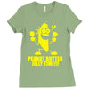 peanut butter jelly time banana Ladies Fitted T-Shirt
