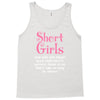 Short Girls God Only Lets Things Grow Up Tank Top