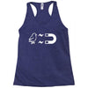 chicken and magnet Racerback Tank