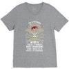 I'm A Veteran Grandpa T Shirt V-Neck Tee