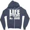 ow life begins at 18 meters Zipper Hoodie