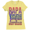 papa   body guard Ladies Fitted T-Shirt