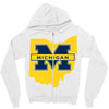 ohio for michigan Zipper Hoodie