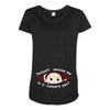 January Peeking Out Baby Boy Maternity Scoop Neck T-shirt