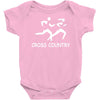 cross country high school running Baby Onesie