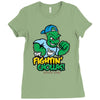 cholla cactus mascot Ladies Fitted T-Shirt