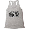 Pray for Las Vegas Racerback Tank