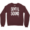 senti il sound marco mengoni Crewneck Sweatshirt