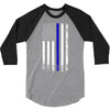 Vintage American Flag 3/4 Sleeve Shirt