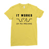 It Works On My Machine Ladies Fitted T-Shirt