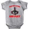 gaming hold and play Baby Bodysuit