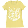 owl Ladies Fitted T-Shirt