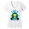 leo's gym Women's V-Neck T-Shirt