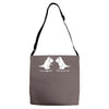 trex i love you this much Adjustable Strap Totes