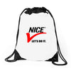 LET'S DO IT Drawstring Bags