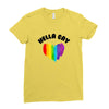 Hella Gay Ladies Fitted T-Shirt