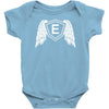 letter e with wings Baby Onesie