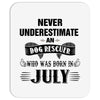 never underestimate an old man who was born in july Mousepad