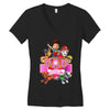 paw patrol birthday girl dad Women's V-Neck T-Shirt