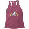 rainbow chainsaw massacre Racerback Tank