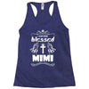 I Am One Blessed Mimi Racerback Tank