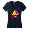kino loves hong kong Women's V-Neck T-Shirt