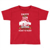 daddy and son not always eye to eye Toddler T-shirt