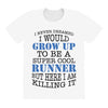 i never dreamed i would grow up to be a super cool runner but here i a All Over Women's T-shirt