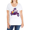 fast food Ladies Curvy T-Shirt