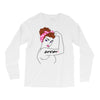 girl power survivor breast cancer Long Sleeve Shirts