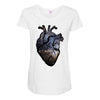 galaxy heart Maternity Scoop Neck T-shirt