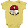 schrodinger ball Baby Onesie