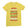 merry corruption of a pagan holiday Ladies Fitted T-Shirt