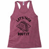 let's taco bout it Racerback Tank
